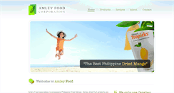 Desktop Screenshot of amleyfood.com